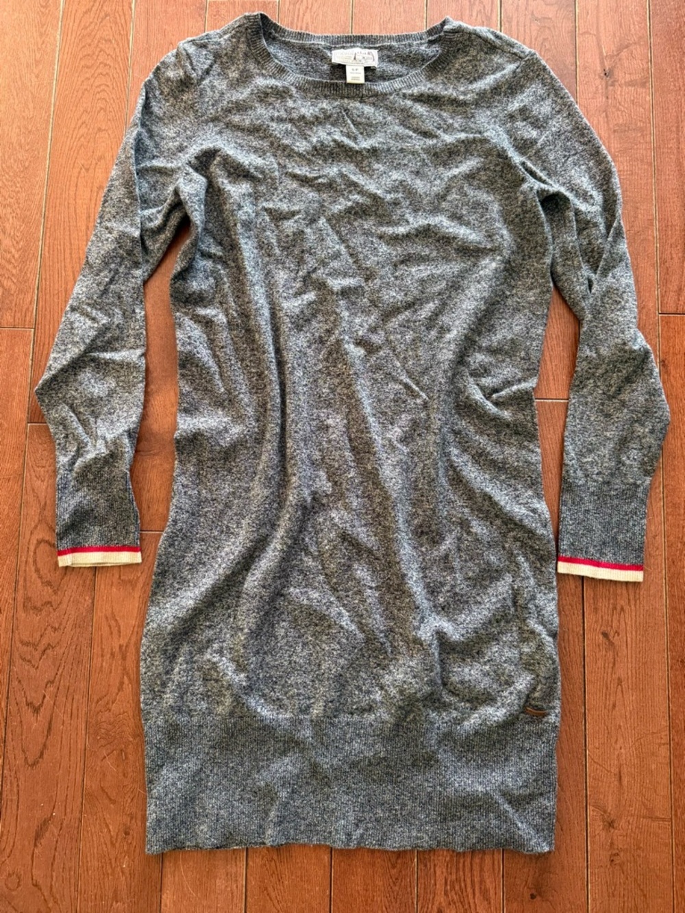 ROOTS Cabin tunic longsleeve sweater dress salt & pepper